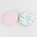 Mini Silicone Donut Shoulder Bag Waterproof Colorful Multi Functional