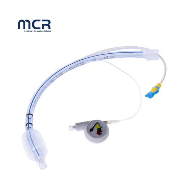 Quality Kink Resistant PVC Endotracheal Tube With Dial Pressure Indicator Suction Port for sale