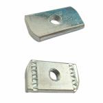 Galvanized 3/8" Grade 2 Plastic Wing Spring Channel Nuts M10 UNC Thread