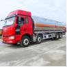 Buy cheap CA5310GYYP63K2L6T4E4 8x4 Tanker Truck / 28000L Oil Delivery Trucks With 4 - 6mm Carbon Steel Material from wholesalers