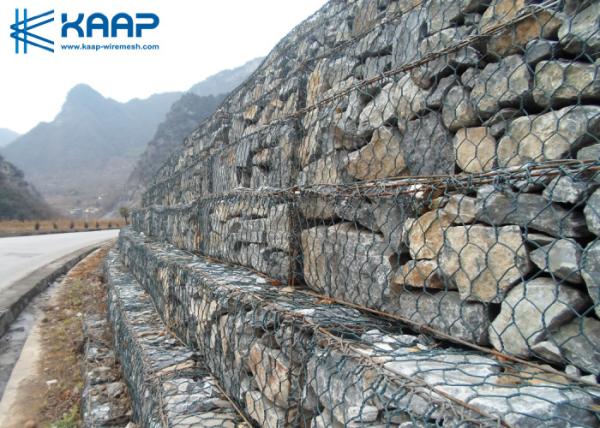 Buy cheap High Tensile Wire Mesh Gabion Durable Pvc Coating Rust Proof For Landscaping from wholesalers