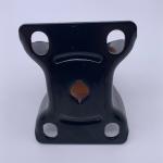 2 Inch Orange PU Tread Wheel with Rigid Solid Plate Caster