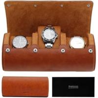 Buy cheap Watch Travel Case, Watch Roll for 3 Watches,Premium Faux Leather, Gift-box product