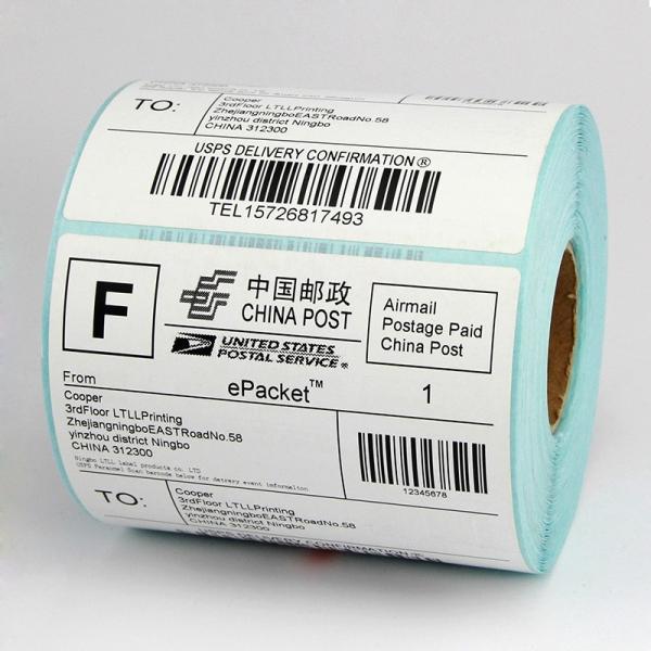 Buy cheap 40x30x500mm Oilproof Thermal Label Paper Roll Cash Register BPA Free Thermal Labels from wholesalers