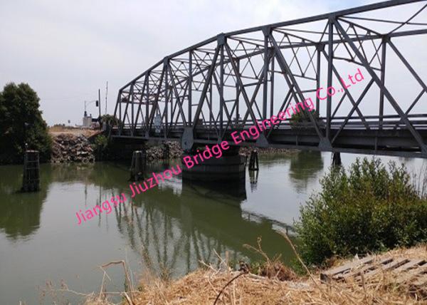 Raft Portable Floating Bridge , Emergency Military Steel Bailey Plate Troops