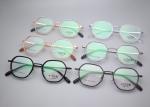 Blue Black Metal Glass Frames Light Stylish Sophisticated Comfort Eyeglasses