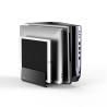 Buy cheap 933g 38mm Thinckness Black Aluminum Alloy Vertical Laptop Stand With Rubber from wholesalers