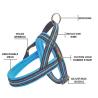 Buy cheap XXS-XXL Reflective Leash And Collar Nylon Four Legged Hi Vis Dog Leads from wholesalers