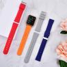 Buy cheap 6 Colors Shiny Buckle Mens Rubber Watch Bands 18 20 22mm from wholesalers