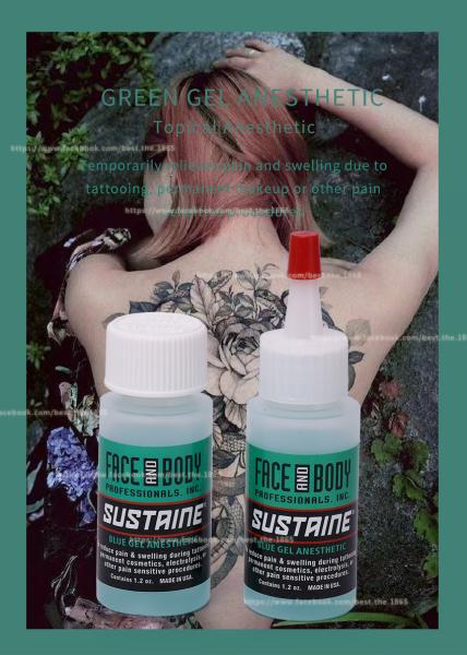 Buy cheap Lidocaine Sustaine Blue Gel Anesthetic Tattoo Numbing 1.2OZ Anti Allergy from wholesalers