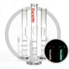 Buy cheap Pressing Crystal Thick base Bong Triple Honeycomb Per Bongs 16'' Tall Straight Tube Glass Smoking Water Pipe from wholesalers
