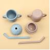 Buy cheap Leakproof Lid Silicone Straw Cup Double Handle 5oz Kids For Baby Over 6 Month from wholesalers