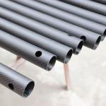 35mm O.D. 33mm I.D. 35x33x500mm 35mm 3K Roll Wrapped 100% Pure Round Carbon