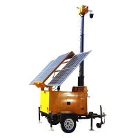 Buy cheap 22ft Mast Solar Camera Trailer For Parking Lot Security Systems product