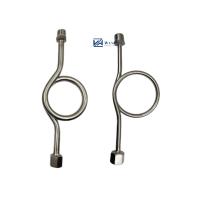 Buy cheap SS304 316 316L Round Ring 6000 PSI 1/2 NPT BSPT Swivel Pressure Gauge Snubber product
