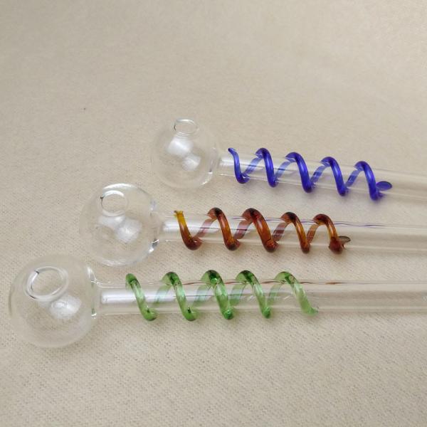 Buy cheap Hand Blown Glass Smoking Tubes Clear Glass Oil Nail Pipes Long Using Life from wholesalers