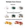 Buy cheap Wholesale Eco-Friendly Ceramic Dog Bowls Elevated Large Round Bowls Cat Water Bowl Non-Slip For Cats Dogs from wholesalers