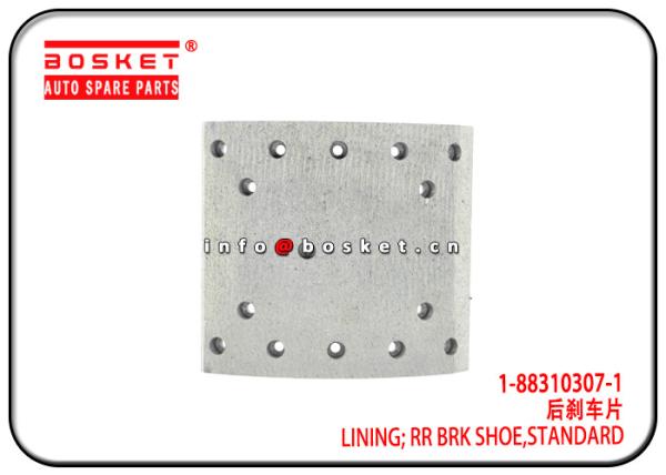 Buy cheap 1-88310307-1 1883103071 Standard Rear Brake Shoe Lining For ISUZU 6WF1 CXZ51K from wholesalers