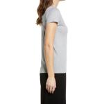Hot Sale Summer Casual Workout Deep V neck Pure Cotton Short Sleeve Women T