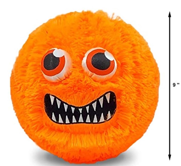 2 to 4 Years Age Range 9" Furry Friendz Ball Inflatable Plush Fuzzy Ball Bouncing 23cm Children Fun Gift