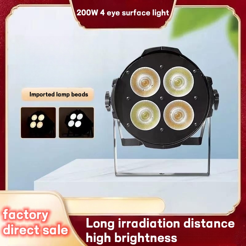Stage Zoom Theater 2in1 Cob Led Par Light With Cold White And RGBW Light Source