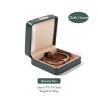 Buy cheap Dark Green Vintage PU Square Buckle Packaging Box For Jewelry from wholesalers