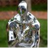 Buy cheap Modern Stainless Steel Statue Mirror Polished Cast China Warrior Statues from wholesalers