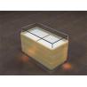 Buy cheap Horizontal Glass Counter Display Cabinet , Home Glass Display Cabinet For Small Items from wholesalers