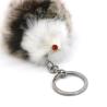 Buy cheap White Alloy Cute Doll Keyring Gray Frisco Furry Mouse shape OEM from wholesalers
