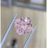 Buy cheap 1.63ct Pink Cushion Cut Laboratory VS Diamond Necklace 18k White Gold Customize Service from wholesalers