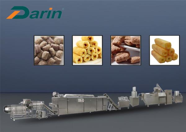 Buy cheap Durable Puff Snack Machine Food Extruder Cheese Ball / Corn Puff Snacks Making from wholesalers