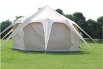 300*300*200CM 5M 280GSM Beige Waterproof Coated Cotton Lotus Design Glamping