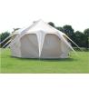 Buy cheap 300*300*200CM 5M 280GSM Beige Waterproof Coated Cotton Lotus Design Glamping Outdoor Camping Tent from wholesalers