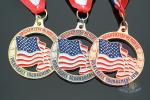 Die Cast Or Die Struck Pickleball USA Award Medals For Kids / Decorative Metal