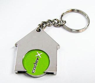 Buy cheap caddy coin key chain, trolley coin keychains, coin holers from wholesalers