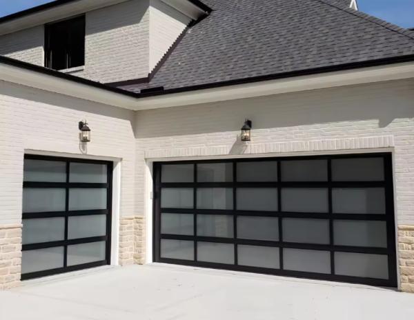 Buy cheap Safety Aluminum Sectional Door With Excellent Insulation Powder Coated Surface in White/Brown/Grey/Black from wholesalers