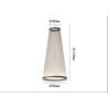 Buy cheap big designer pendant lamp black and gold led villa chandelier for hotel from wholesalers