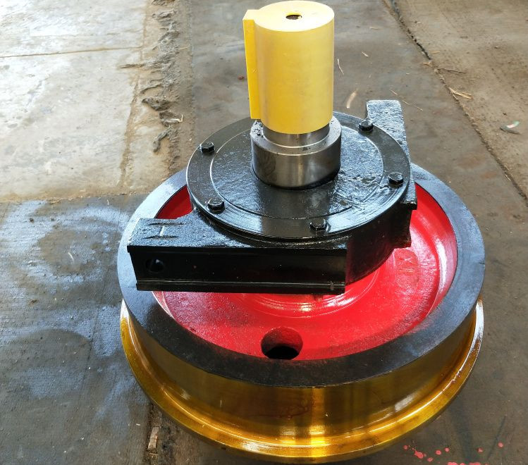 Steel Forged Wheels Set Machine Parts For 500x150 Crane Crown Wheel