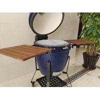 Buy cheap 21.5 Inch SGS Charcoal Kamado Grill , Dark Blue Ceramic Smoker Grill product