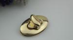 Wholesale Bigger Oval Shape Bag Accessory Hardware Silver Color Twist Turn Lock
