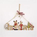 Customized Christmas tree hangings Wooden Christmas decorations Home party