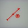 Buy cheap Biodegradable Kids School Party Plastic Arrow Spinner For Board Games from wholesalers