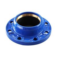 Buy cheap PN16 Blue Ductile Iron Quick Flange Adaptor For PVC Pipe product
