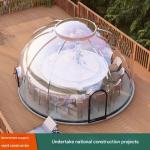 PC Outdoor Bubble House Combination for Camping Hotel Homestay Bar and
