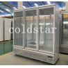 Buy cheap Commercial Cold Drink Refrigerator 3 Doors Glass Freezer For Seafood Meat from wholesalers