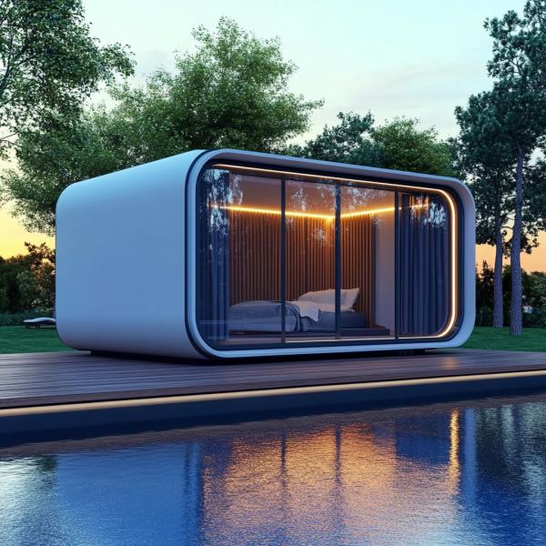 Buy cheap Lakeside Leisure Apple House Resort Prefab Container Homes No Installtion Required from wholesalers
