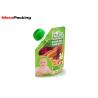 Buy cheap 100% Security Food Grade Spout Pouch Custom Logo Printing Organic Baby Food Pouches from wholesalers