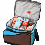 Outdoor Insulated Lunch Bags For Adults , Green Cooler Bag Customized