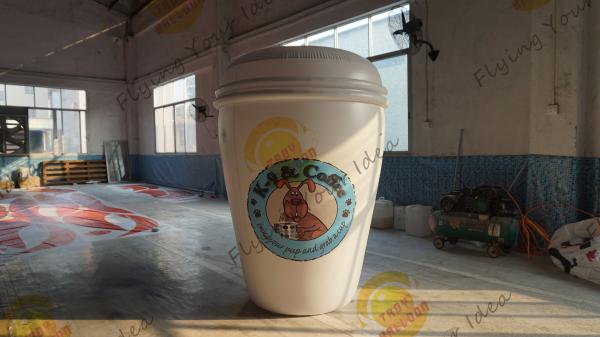 Buy cheap Customizable Inflatable Coffee Cup Replica For Club Party Decoration from wholesalers