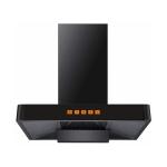 Modern Glass Stainless Steel T Chimney Style Hood Electric App Controlled